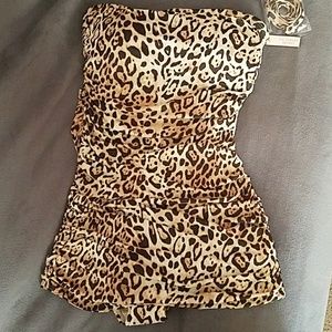 NWT VS LEOPARD PRINT SWIMSUIT